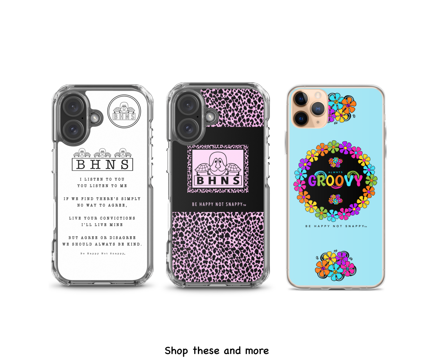BE HAPPY NOT SNAPPY™ - PHONE CASES - iPHONE®